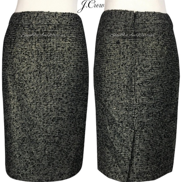 J.Crew nubby metallic tweed pencil skirt *shop@iamwarrior - Picture 4 of 9